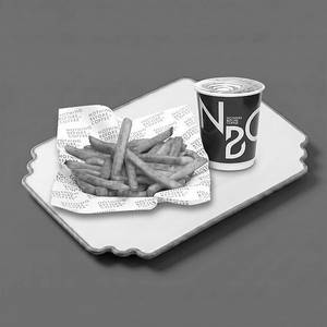 Cappuccino (r) + Peri Peri Fries