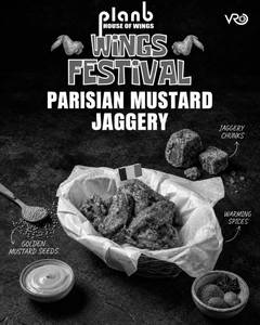 Parisian Mustard Jaggery Chicken Wings