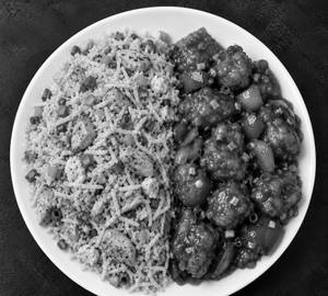 Chicken Fried Rice + Chilli Chicken (10 Pieces)
