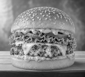 Peri Peri Paneer Cheese Burger [Regular]