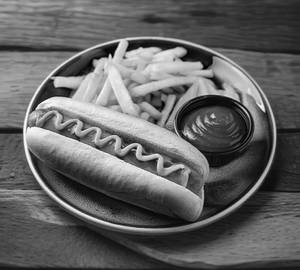 1 Chicken Hot Dog + French Fries + 1Soft Drink
