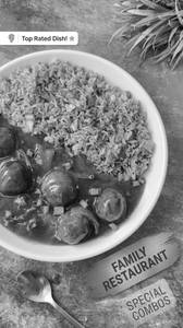 Jeera Rice [Half] With Veg Manchurian [Half]