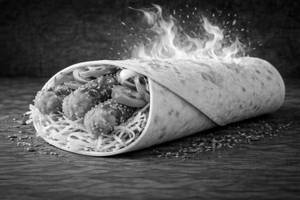 K-Pop Spicy Chicken Wrap