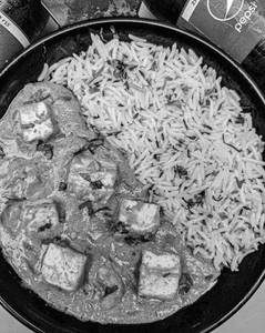 Paneer Masala [Half] With Jeera Rice [Half]