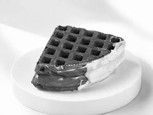 Classic Black & White Waffles