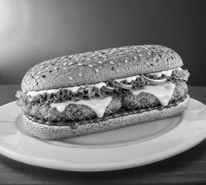Chilli cheese longer burger