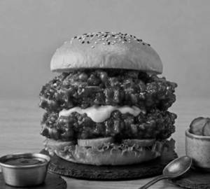 Double Korean fried chicken burger