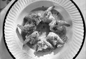 Fiery Garlic Prawns