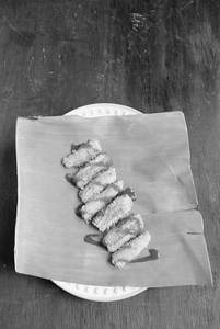 Baby Corn Rawa Fry
