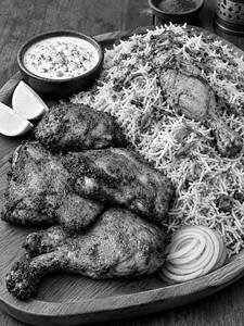 Mini Chicken Biryani  + 65 Tandoori Chicken -half