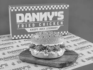 Krispy Indian Garlic Mayo Chicken Burger