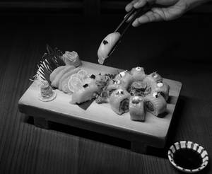 Salmon Sushi & Sashimi Platter [ 15 Pcs ]