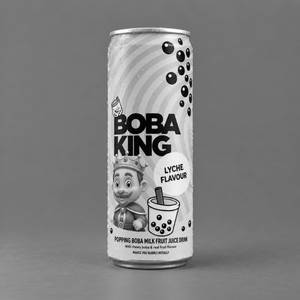 Boba King Lychee Juice Can (320ml)