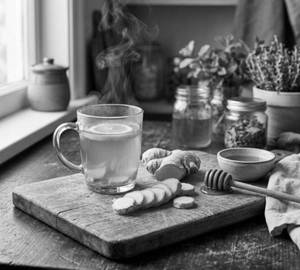 Honey ginger tea