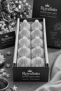 Assorted Kesar+khoya Mix Modak Box(10 Pc)