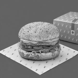 Spicy Paneer Steak Burger