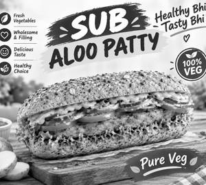 Subs aloo Patty 6 inch