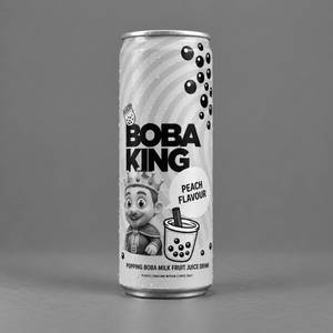 Boba King Peach Juice Can (320ml)
