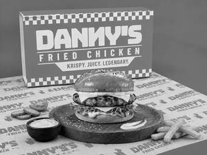 Double Cheese Grilled Chicken Burger