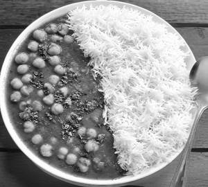 Chhola + Rice +Salaad