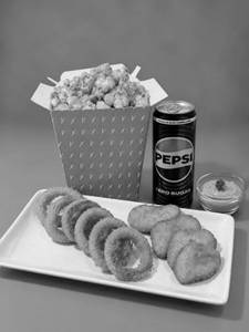 Veg Snack Box For 1 Pepsi.