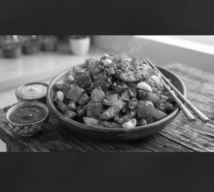 Honey chilli potato