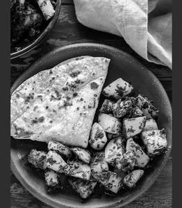 4 Paratha With Jeera Aloo Dry