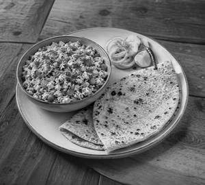 Paneer Bhurji & 2 Butter Roti