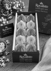 Assorted Khoya+besan Mix Modak Box (10pc)