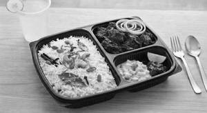 Ghee Rice+ Beef Roast + Raitha+ Pickle+ Lime Meal