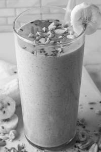 Peanut Butter Banana Power Shake [ Protein 25 Grams]