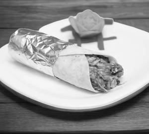 Special indian chicken shawarma roll
