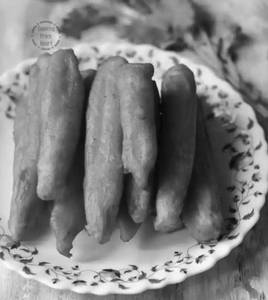 Golden fried baby corn