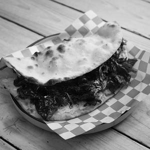 Mushroom Ragu & Crispy Spinach Panuzzo [n]