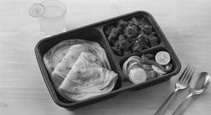 Porotta(3 Nos.)+ Beef Roast + Salad+ Lime Meal