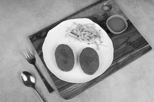 Veg Cutlet (2 Pcs)