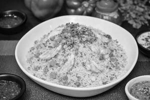 Egg Coriander Burnt Garlic Fried Rice