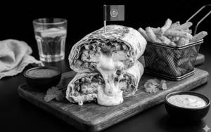 Afghani Cheese Bomb Paneer wrap