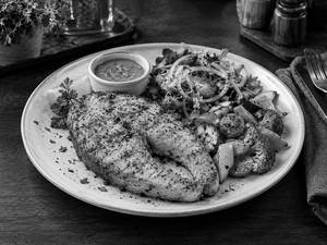 Grilled Fish Steak