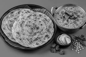 Wheat Parota With Dalcha