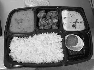 Thali With Sweet