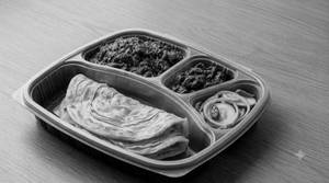 Porotta(3 Nos.)+chicken Roast(1 Pcs)+ Beef Roast(lite)+ Salad Meal