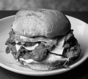 Chicken tower burger