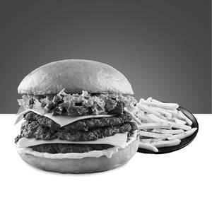 Original Smash Chicken Burger + Salted Fries