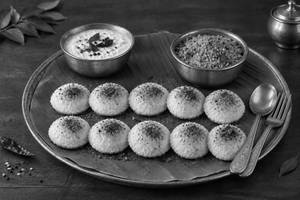 Ghee Podi Mini Idli [10 Pcs]