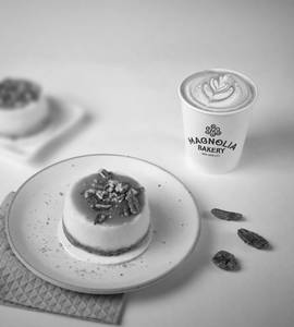 Caramel Pecan Cheesecake with Cinna-me Latte