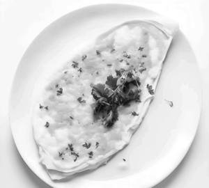 Egg Omelette With Butter 2 Eggs, ￼