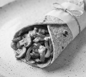 Mushroom & Herb Whole Wheat Wrap(Zero Maida)