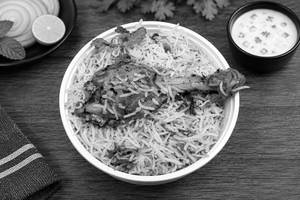Single Chicken Dum Biryani (1 Piece)