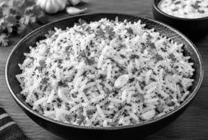 JEERA GARLIC BASMATI RICE ( 500 ML )